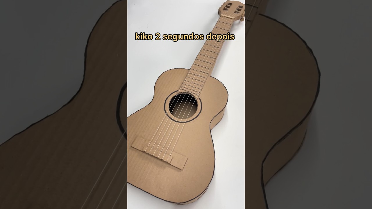 Viol&atilde;o de papel&atilde;o #shorts