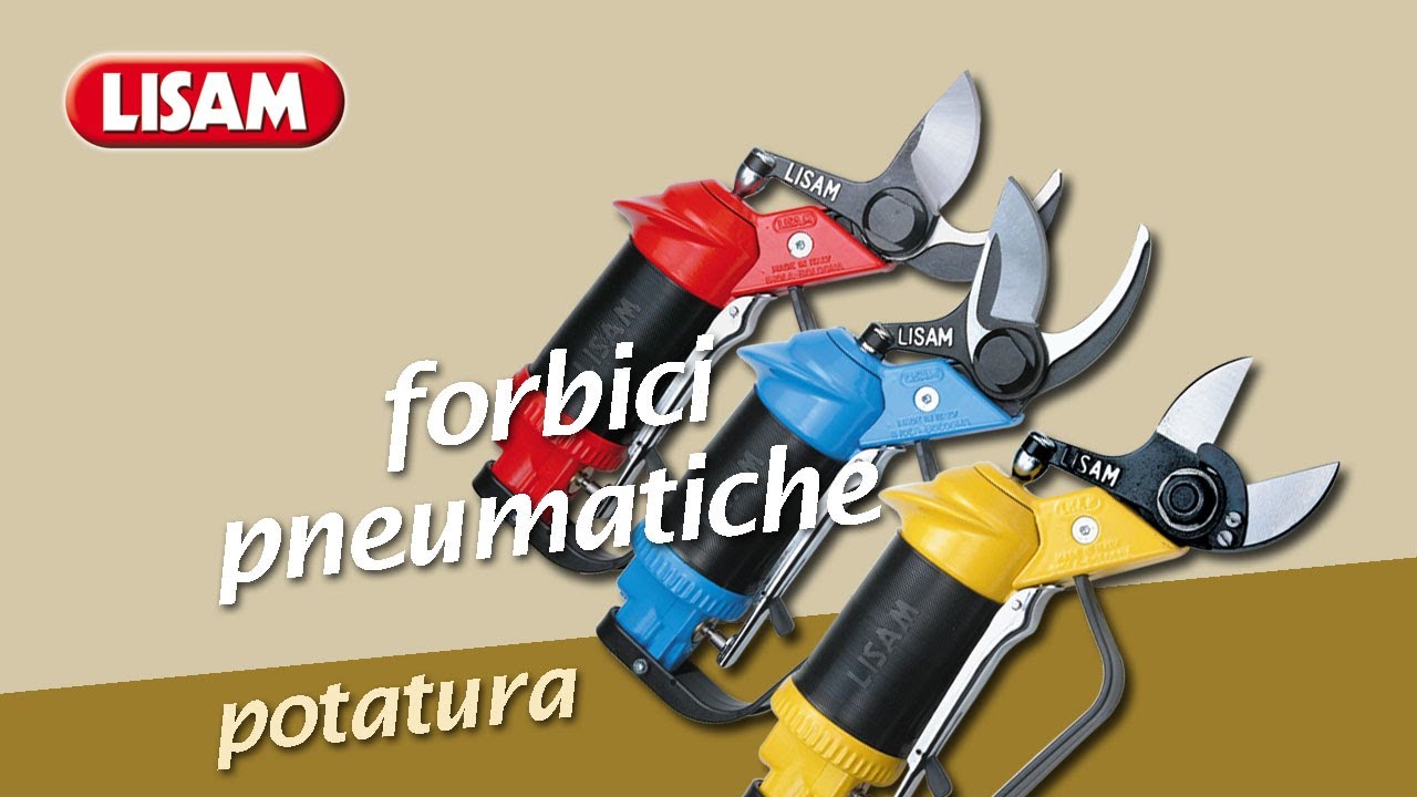 Potatura: forbici pneumatiche Lisam
