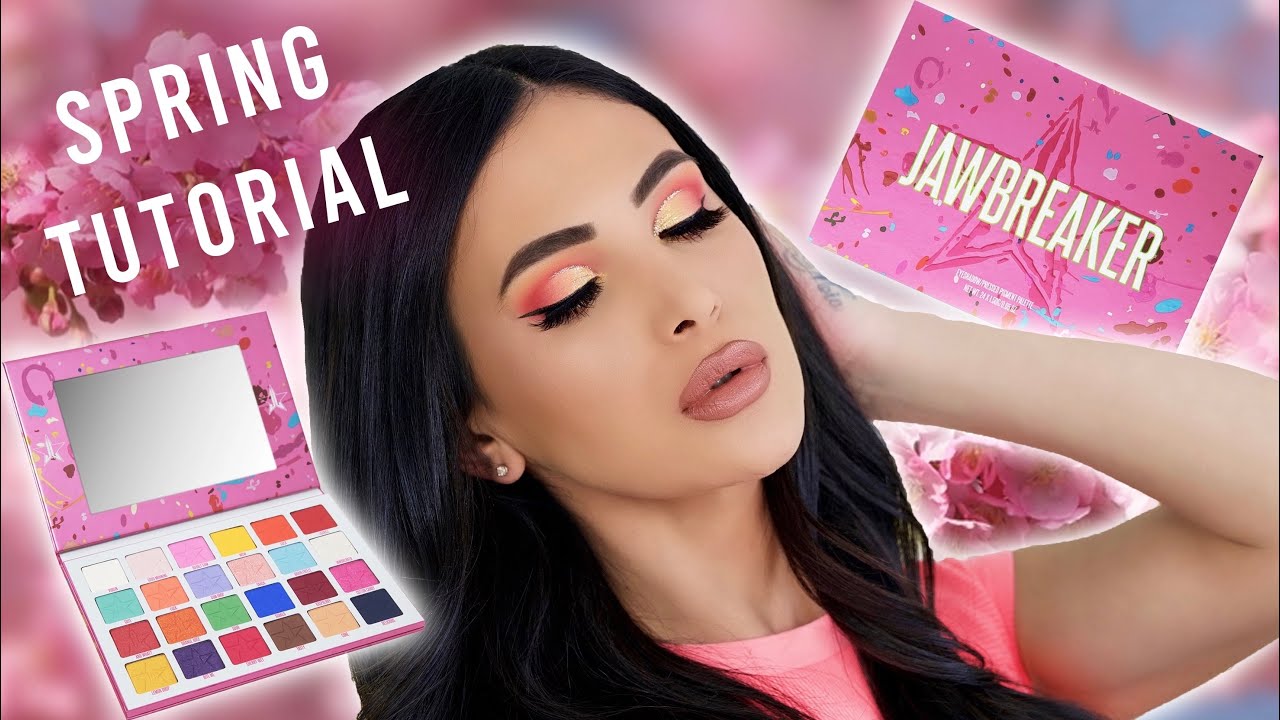 Весенний урок по палетке теней для век Jeffree Star Jawbreaker