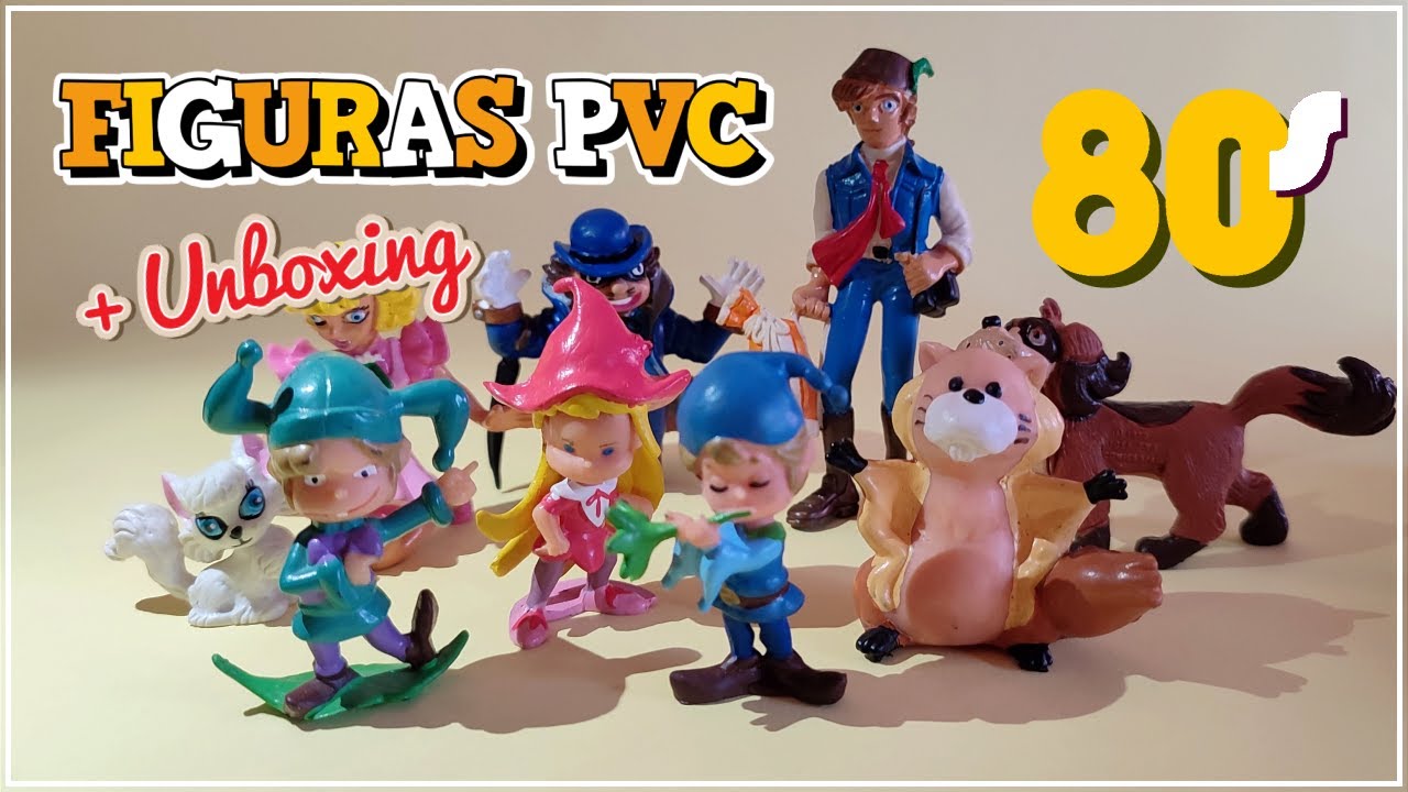 Figuras VINTAGE 1980s PVC El Misterio de la Flor Mágica | Belfy & Lillibit | Unboxing Cómics Spain