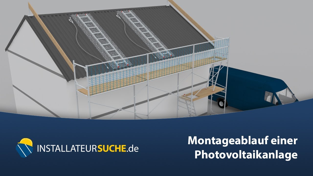 [🇩🇪] Montageablauf einer Photovoltaikanlage