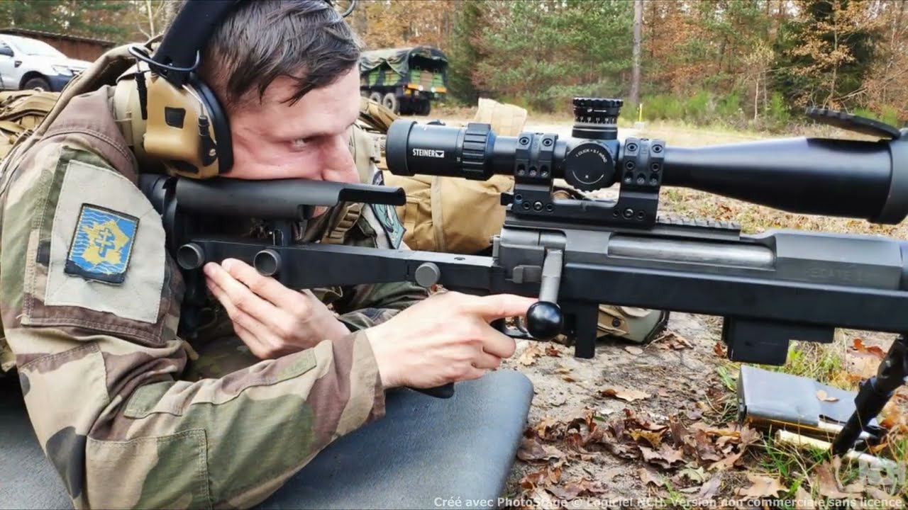 PGM Hécate II 12.7x99 sniper rifle vs PGM/MAS45 .22 LR sniper training rifle