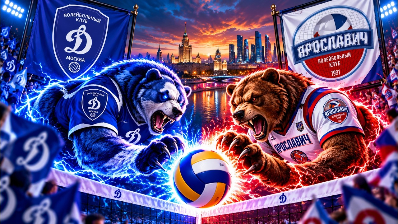 DYNAMO MOSCOW - YAROSLAVICH | Russian Volleyball Superleague