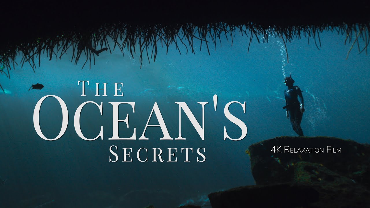 The Ocean's Secrets 4k. Scenic Underwater Film With Calming Music