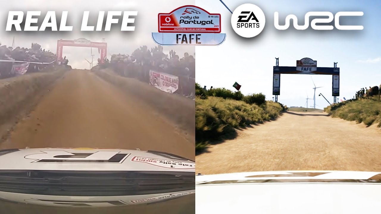 EA SPORTS WRC vs Real Life | Vodafone Rally de Portugal (Fafe Rally Sprint) | VW Polo R WRC