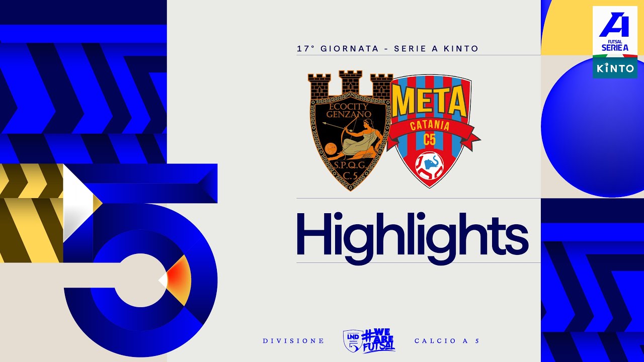 Ecocity Genzano-Covei Meta Catania 3-4 | Gol e highlights | 17ª giornata | Serie A KINTO 2025/2026