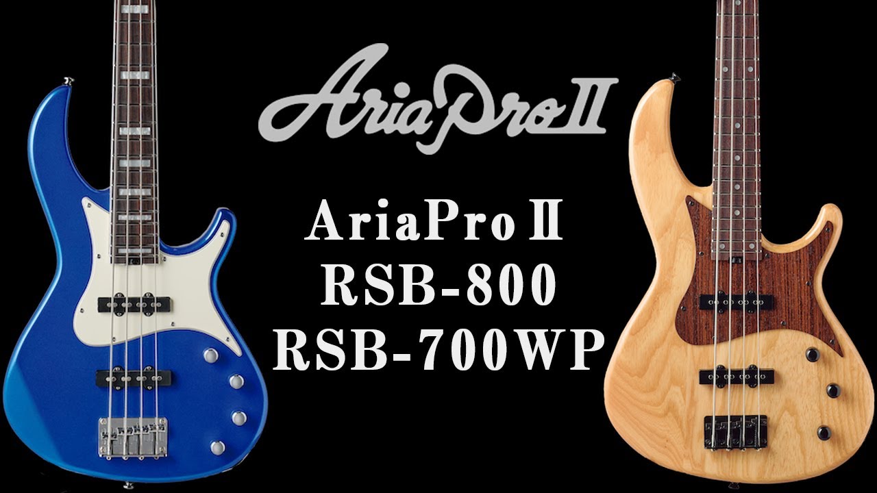 AriaProⅡの最新モデル&ldquo;RSB-800&rdquo; &ldquo;RSB-700WP&rdquo;を河辺真（SMORGAS、NEO BURNING FIRES）が試奏！【ベース・マガジン製品レビュー】