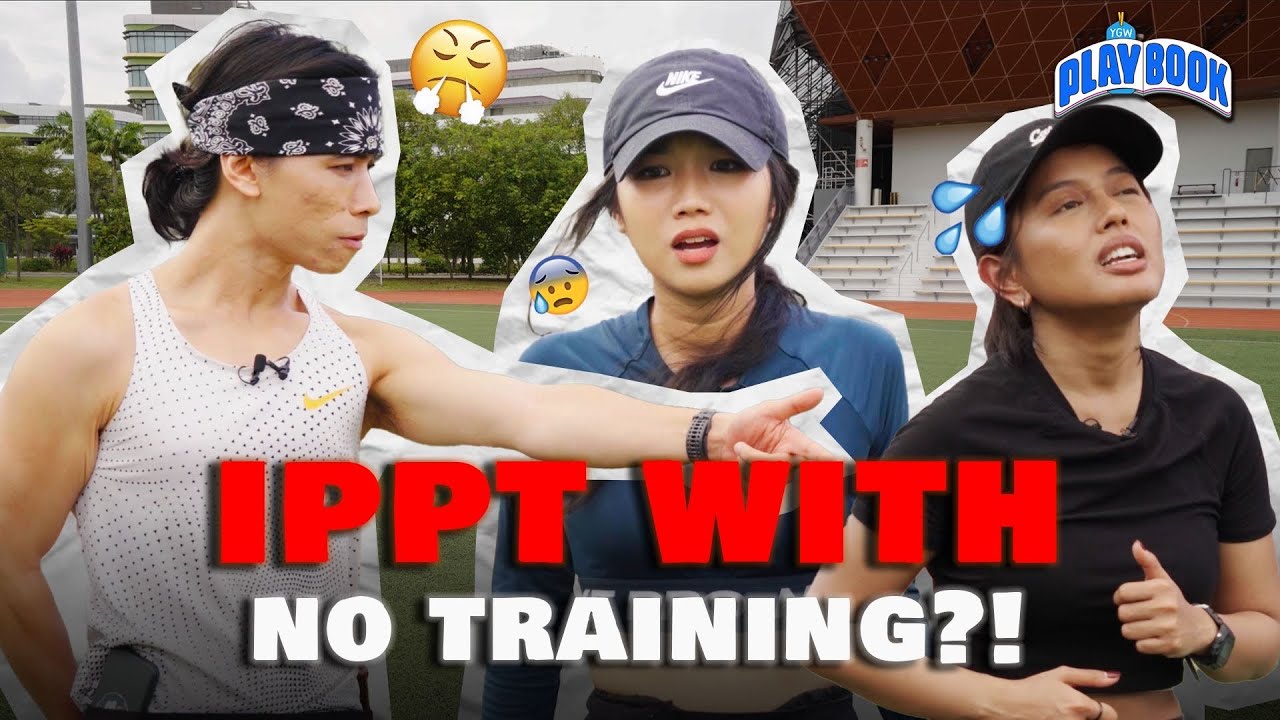 We Did The IPPT TEST with NO TRAINING (Part 1) | 🧘 YGW PLAYBOOK EP 8