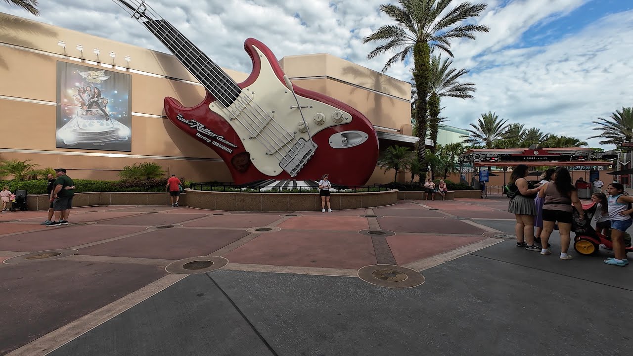 Rock 'n' RollerCoaster POV | Queue and Store at Hollywood Studios | Walt Disney World 2023