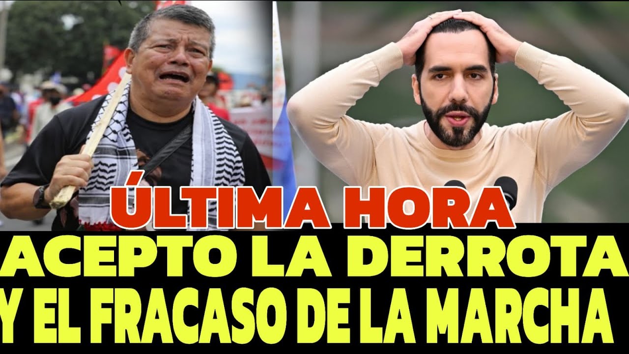 DIOS MIO ACEPTO LA DERROTA Y EL FRACASO DE LA MARCHA QUE CONVOCARON