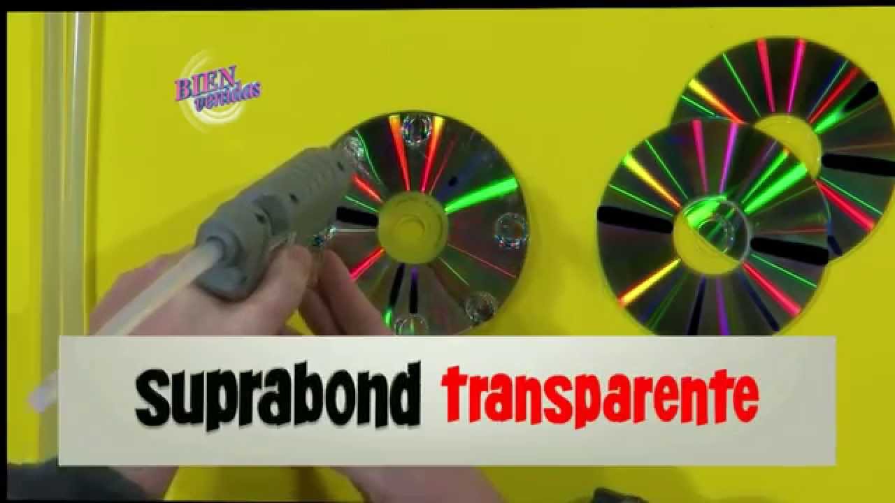 Martín Muñoz - Bienvenidas TV en HD - Crea un reloj de mesa con cd y hot melt | DIY | Fussinglue