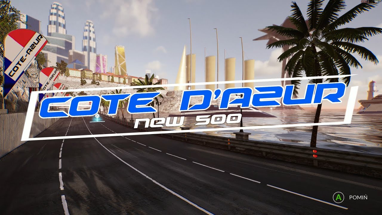 Xenon Racer - Cote D'Azure New 500  |  long performance test on RX 6600 XT, Ryzen 5950X, 1440p