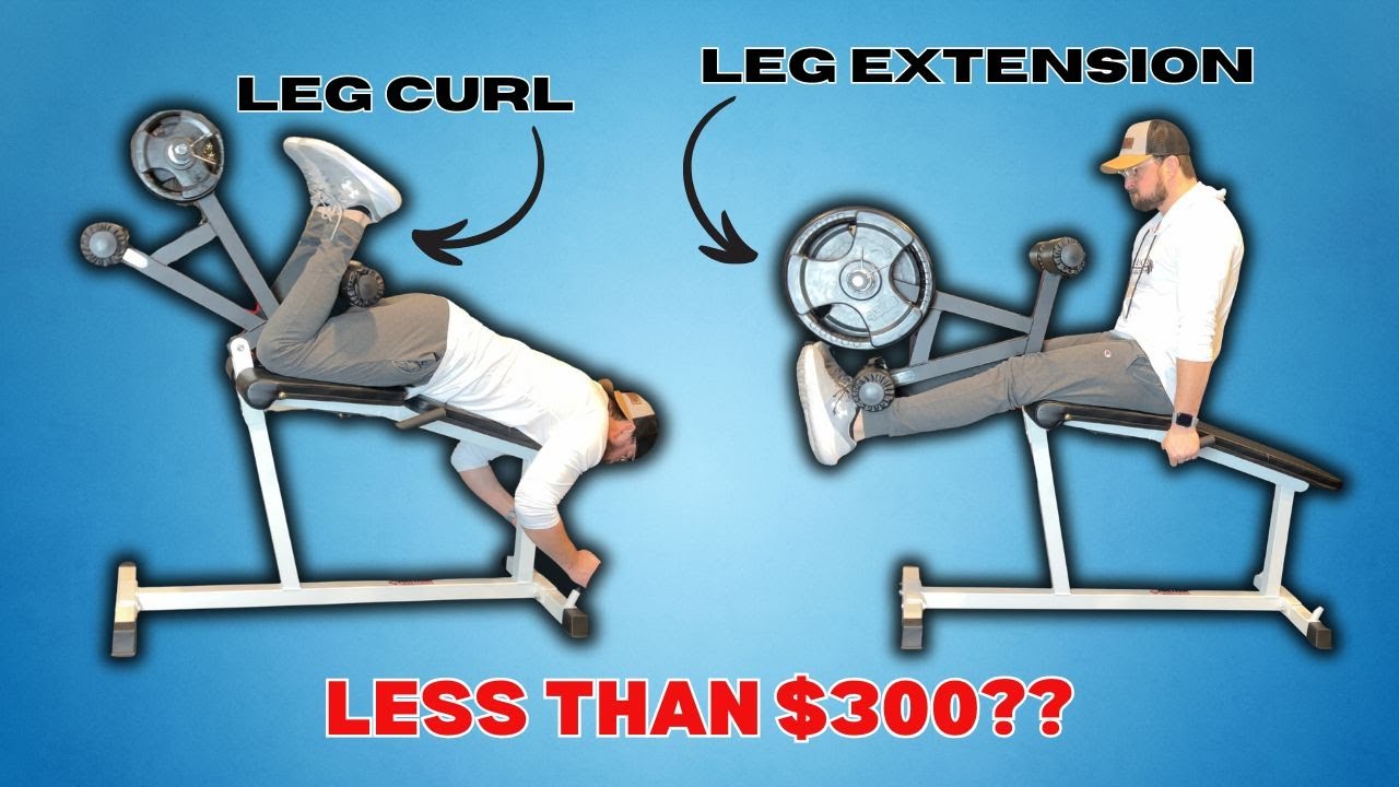 Is this a STEAL For Your Home Gym? Leg Extension Leg Curl Machine from Deltech Fitness! 🔥