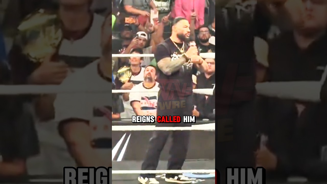 Роман Рейнс ОТВЕЧАЕТ СИ ЭЙЧ ПАНКУ ПОСЛЕ RAW: &laquo;Ты меня признаешь!&raquo; #wwe #short