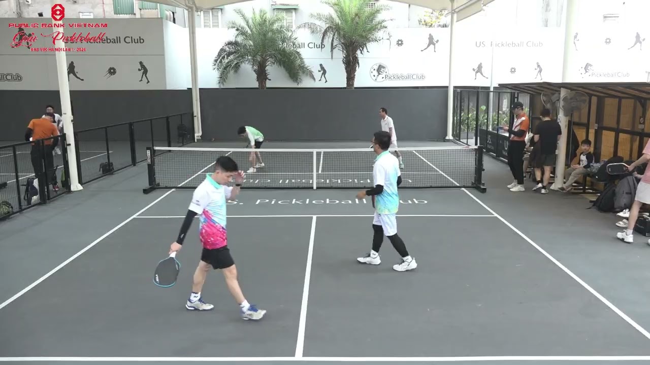 🎬ĐÔI NAM : TUẤN - ANH -vs-  TÚ - LONG |Pickleball Public Bank Việt Nam KV HN lần I - 2026