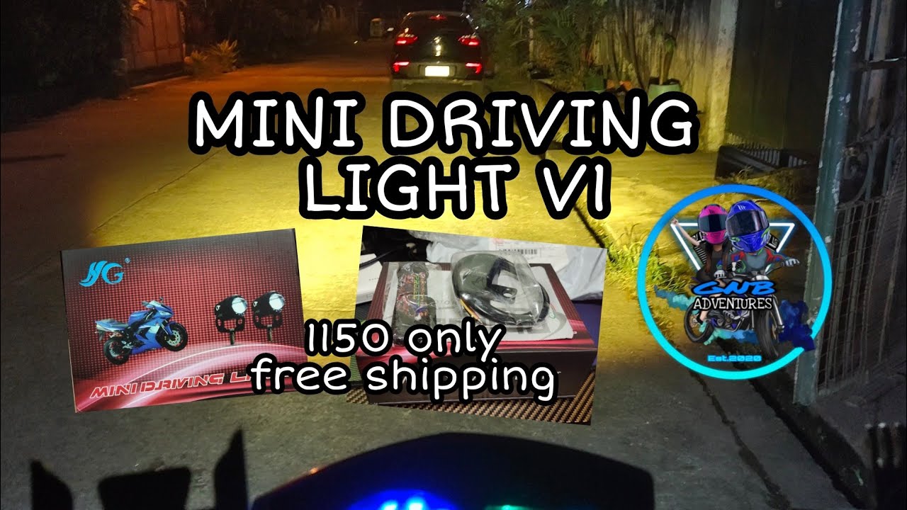 MINI DRIVING LIGHT V1 (XTZ125 installation)