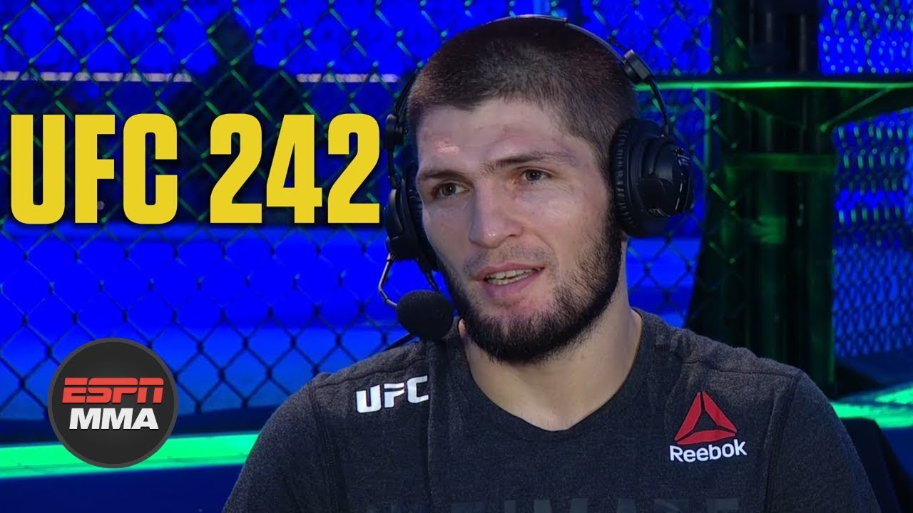 Khabib Nurmagomedov talks Dustin Poirier fight, Tony Ferguson | UFC 242 Post Show | ESPN MMA