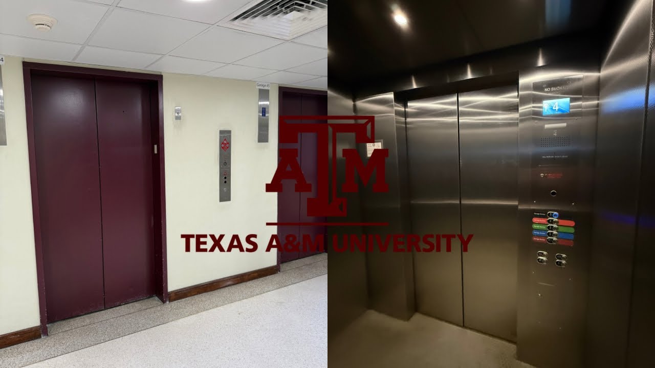DOVER Impulse [mb. EMR] Traction Elevators | University Center Garage | TAMU | College Station, TX