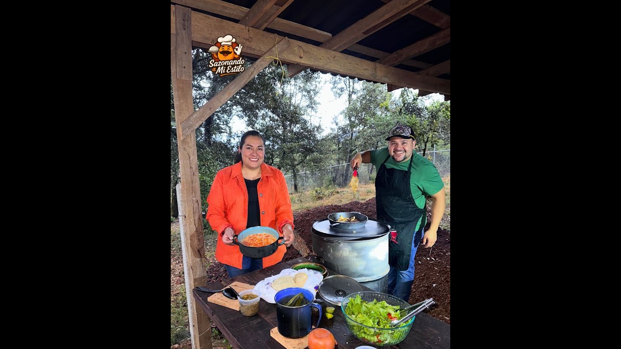 Cayo un aguacero pero preparamos una comida bien sabrosa 🤤