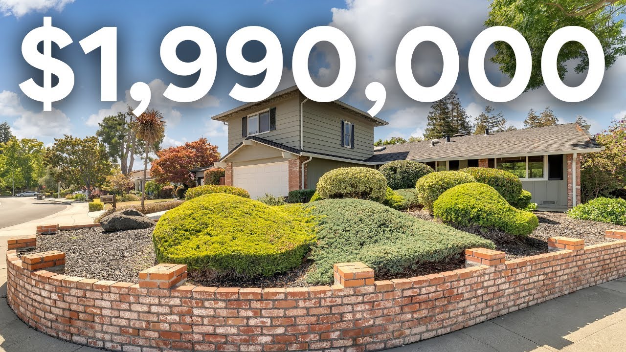 Inside a $1,990,000 Beautifully Lit Single Family Corner Lot Home in Sunnyvale, CA!