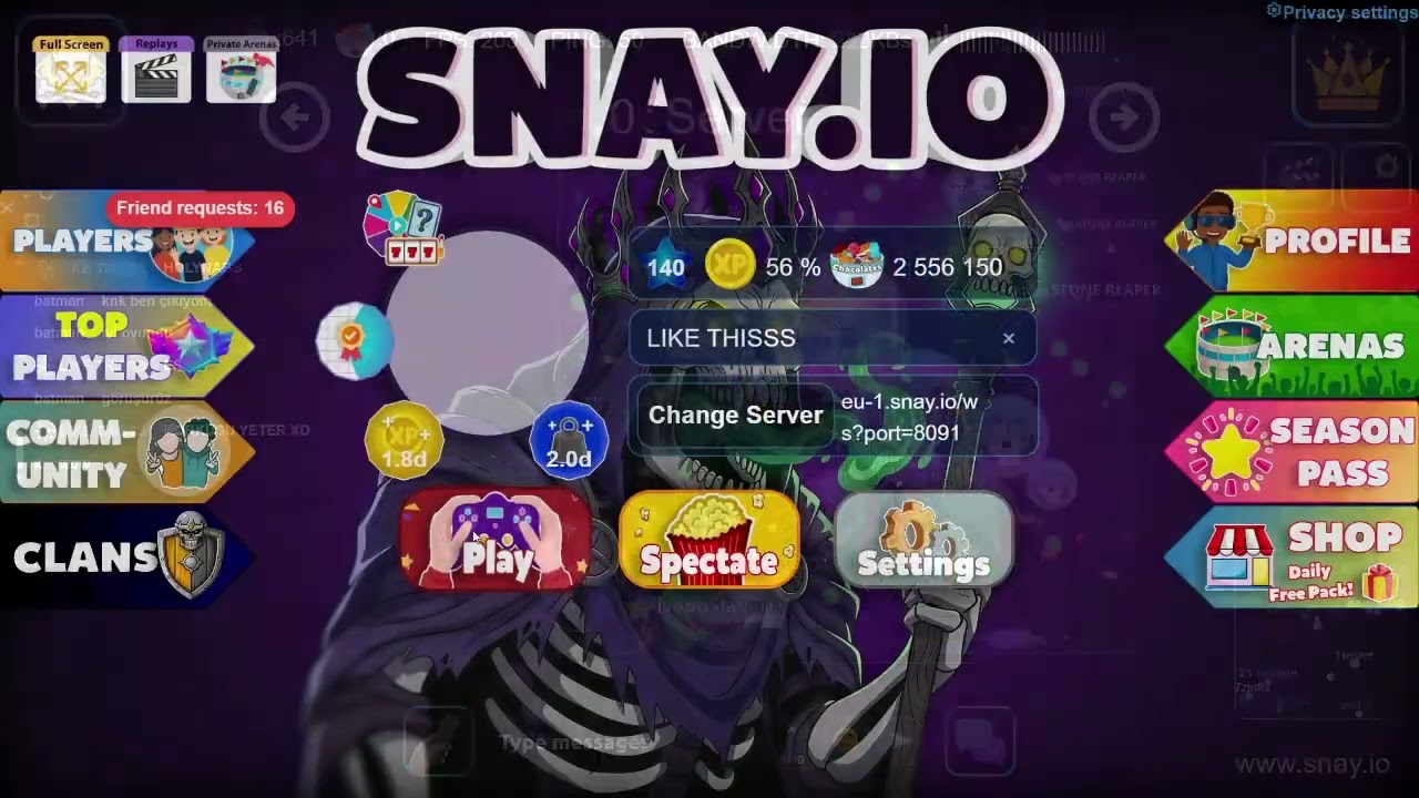 22K is also dead because of clans TT / Snay.io dazai RG ETC BLA 67