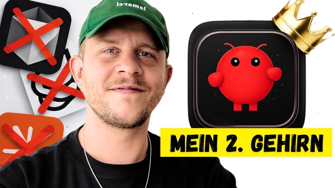 Ich habe Clawdbot zu meinem 2.Gehirn gemacht - übernimmt alles!