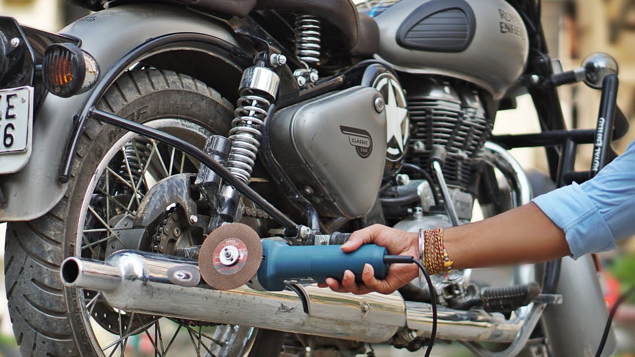 बुलेट के साइलेंसर के अंदर का राज क्या है ? INSIDE BULLET SILENCER