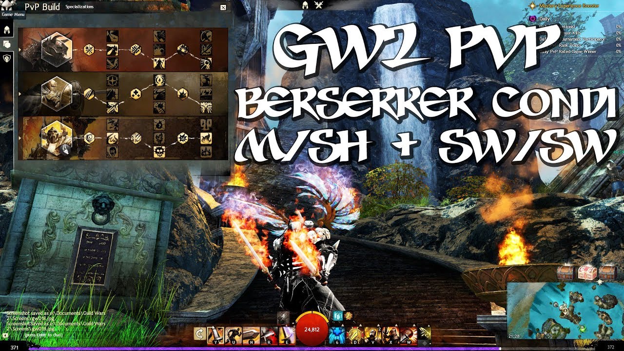 GW2 | Pvp Build | Warrior Berserker Condi | Ranked Arena
