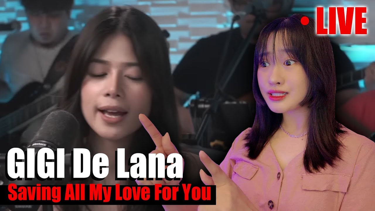 Reacting to #Filipino Gigi De Lana Singing “Saving All My Life For You”/ I Can’t Stop Liking Her.