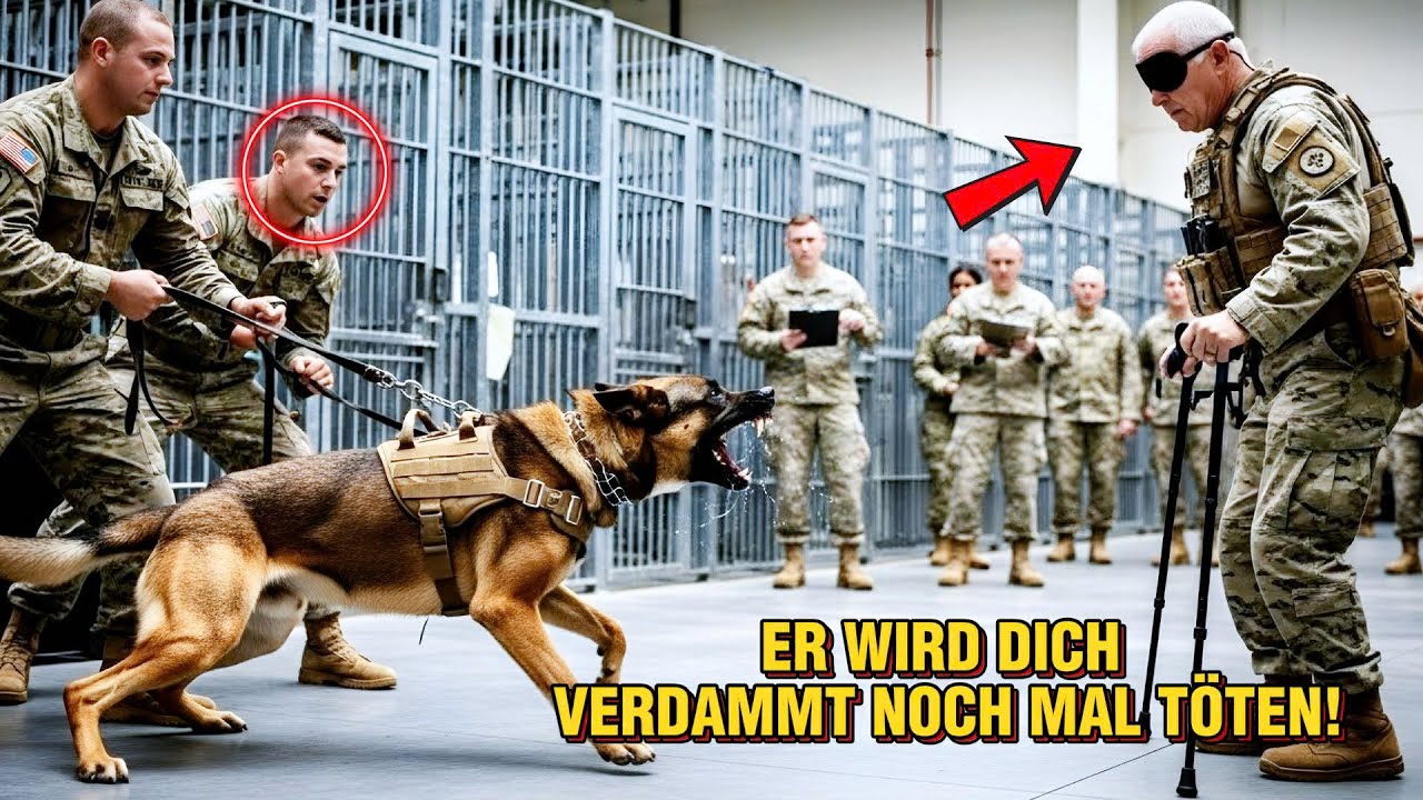Blinder SEAL trifft den gefährlichsten K9 Hund – alle sagten „Er tötet dich“… dann der Schock