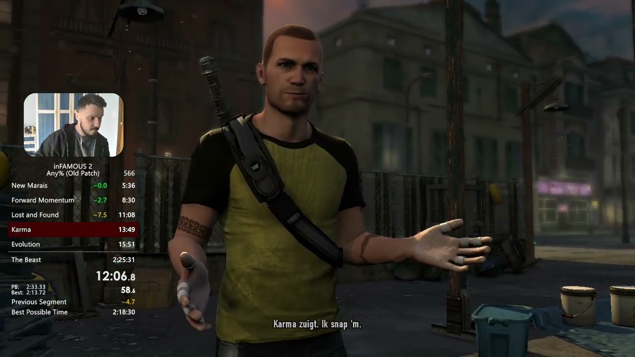 Infamous 2 Any% Speedrun in 2:21:56 (World Record)