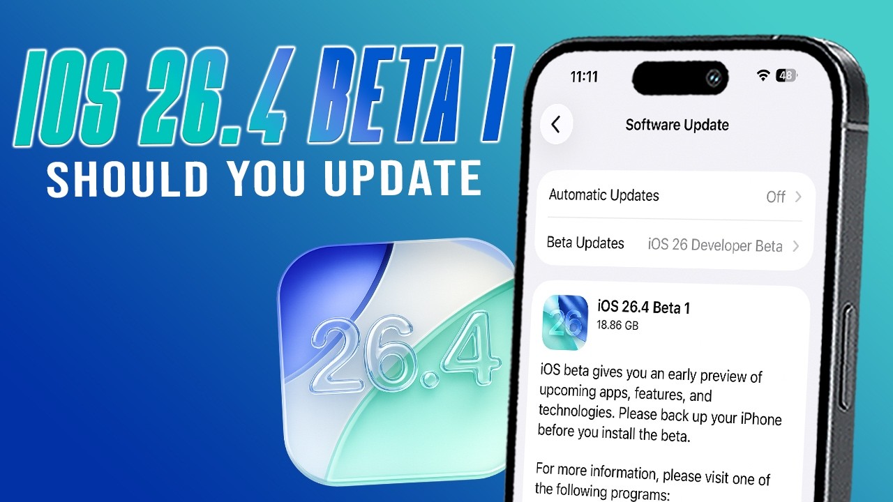 iOS 26.4 Beta 1 is OUT - Should You Update?