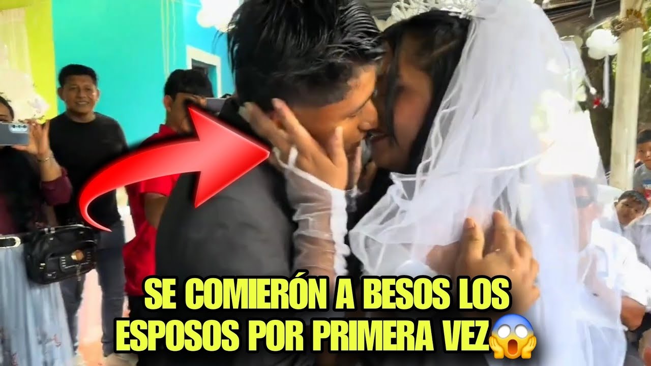 Asi Fue El Impactante Beso Que Se Dierón Por Primera Vez Los Esposos, Que Momento Tan Impactante😱