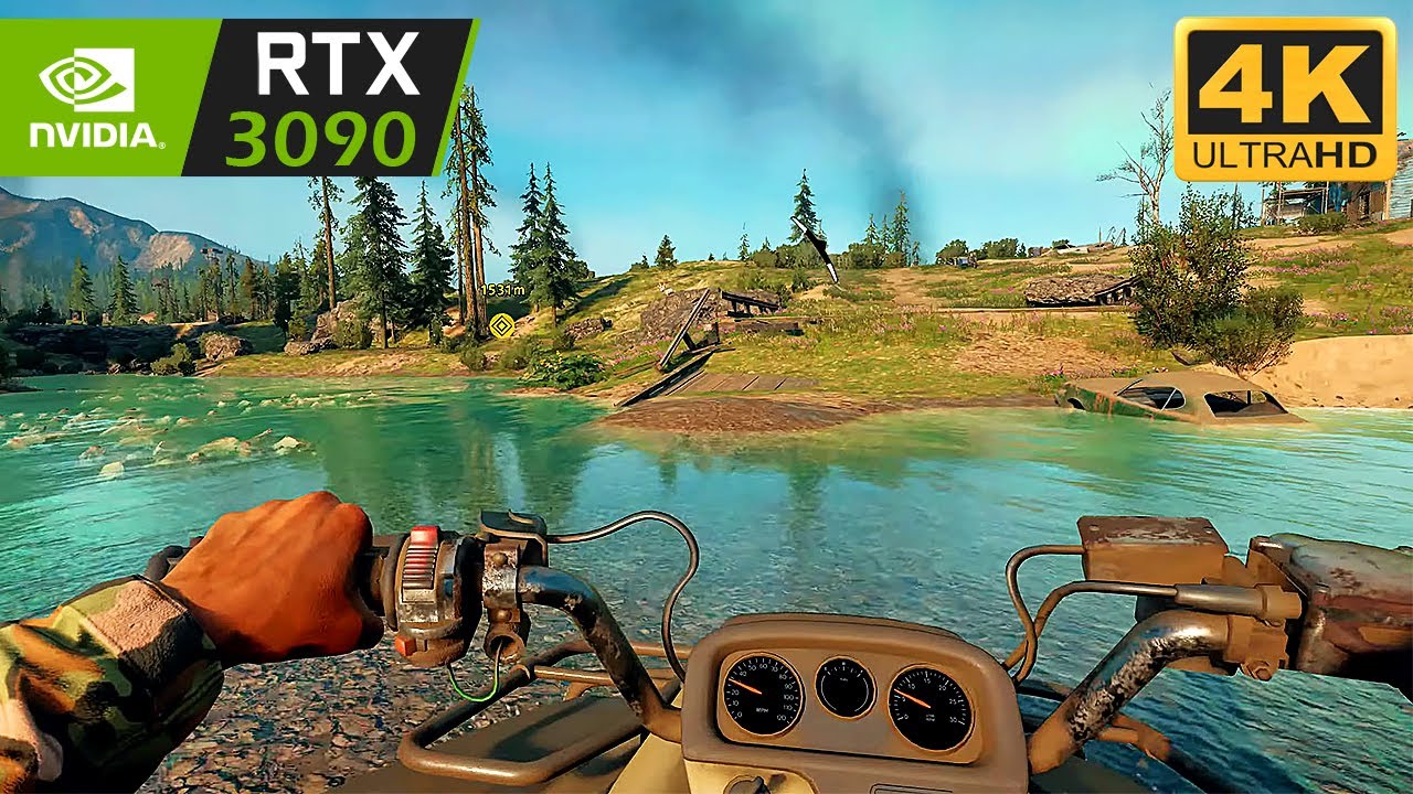 Far Cry New Dawn - 4K RTX 3090 | Driving & Shooting Gameplay in ULTRA Graphics
