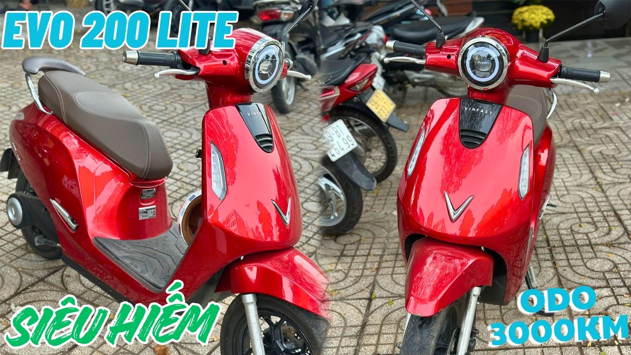 Đi mua Evo 200 Lite siêu mới chỉ có 3.900km Pin 3.5kw