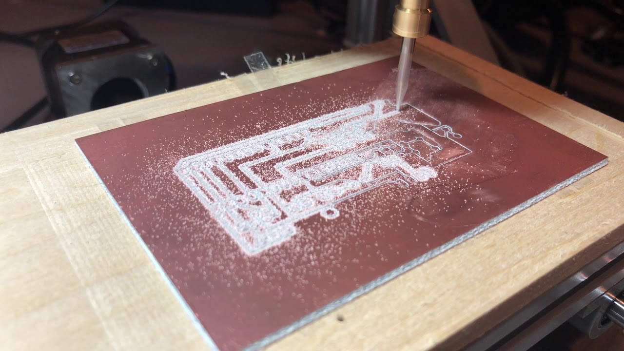 Linksprite Mini CNC 1610 woodpecker 2.6 PCB with leveled bed