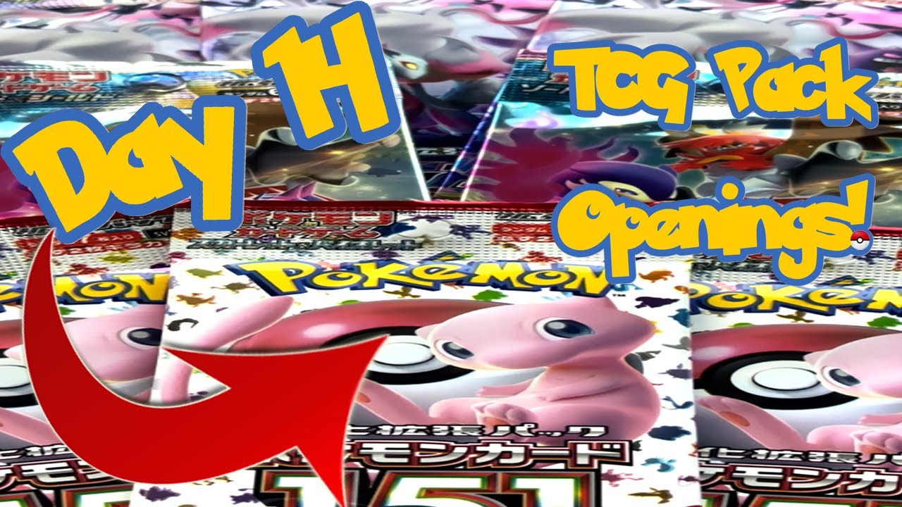 Opening Pokémon TCG Packs Everyday Day 14 (Japanese 151 series packs)
