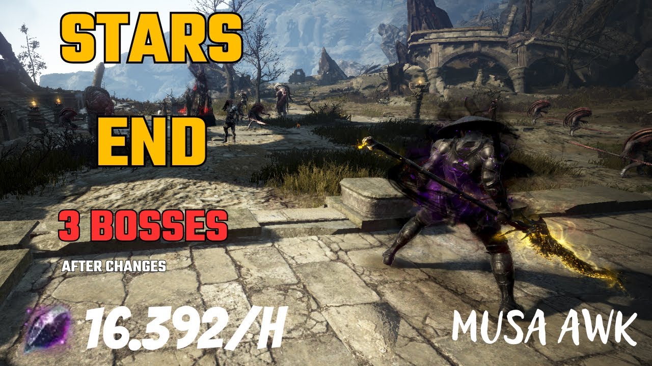 BDO | Musa Awk | Stars End | 16.392 lvl 2 scroll no agris