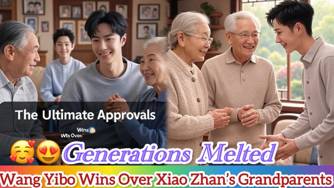 UNSEEN MOMENTS! Wang Yibo Meets Xiao Zhan’s Grandparents:The Sweetest Moments!🥰😍
