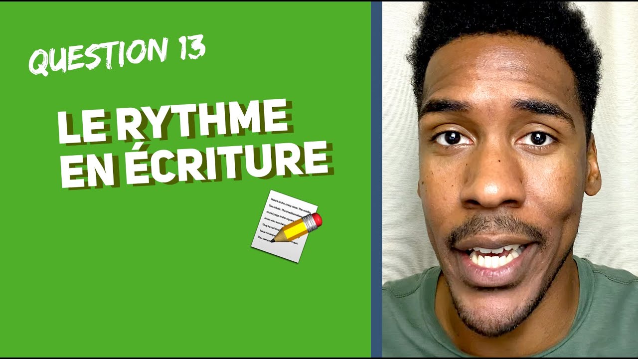 Atelier d'écriture - Le rythme en écriture