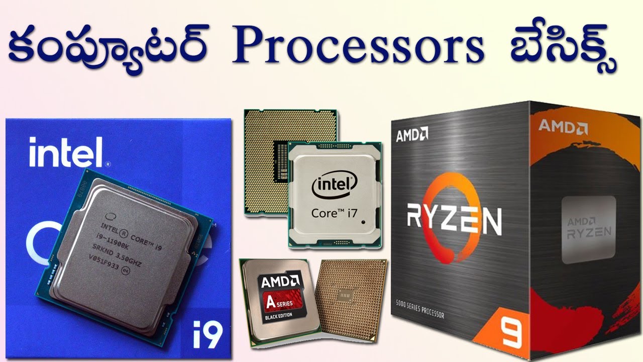 Computer Processors  basics Explained in Telugu#