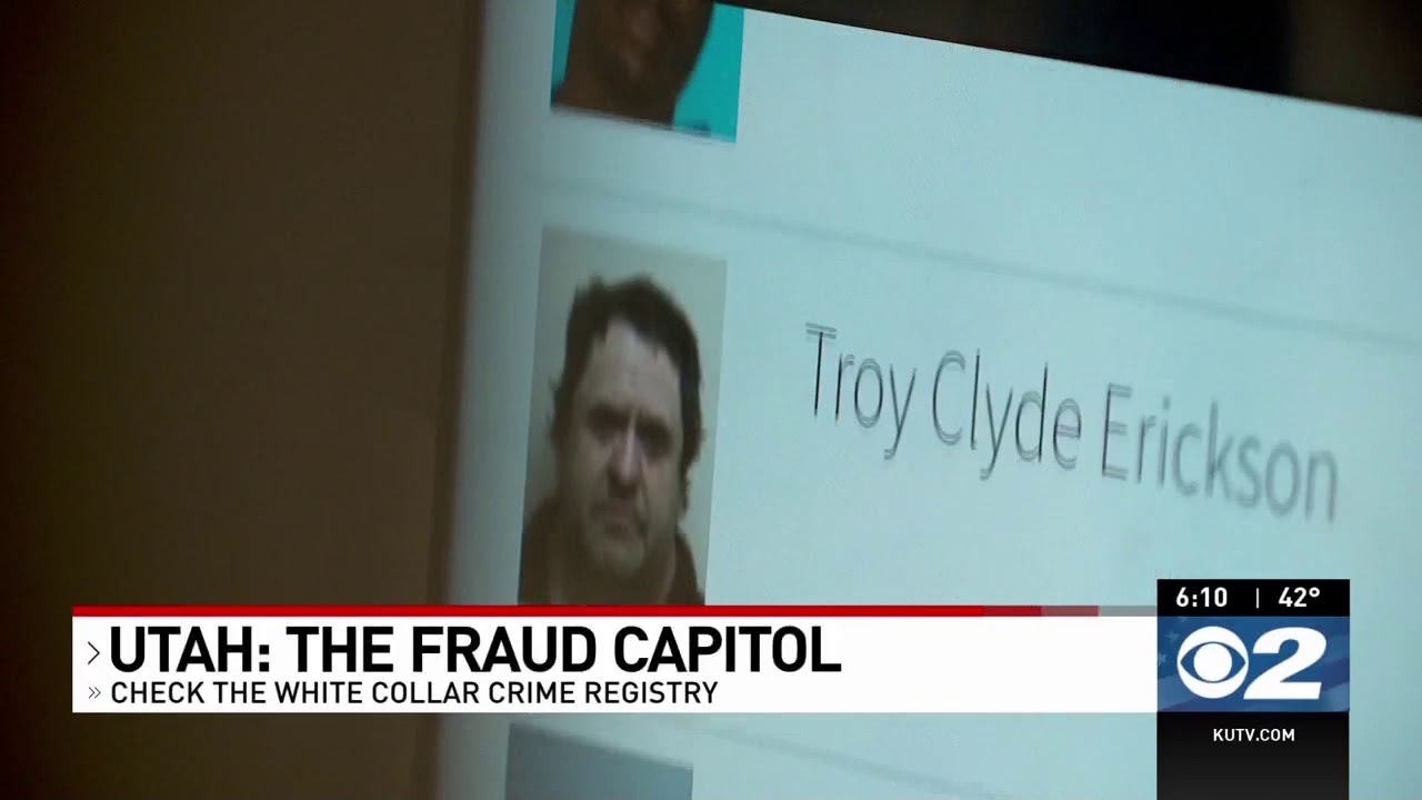 Utah Attorney General's White Collar Crime Registry