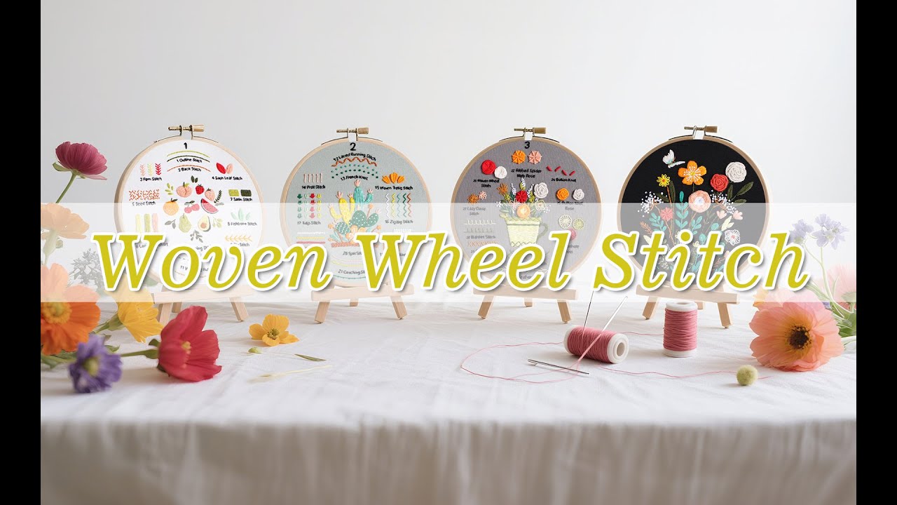 23 Woven Wheel Stitch