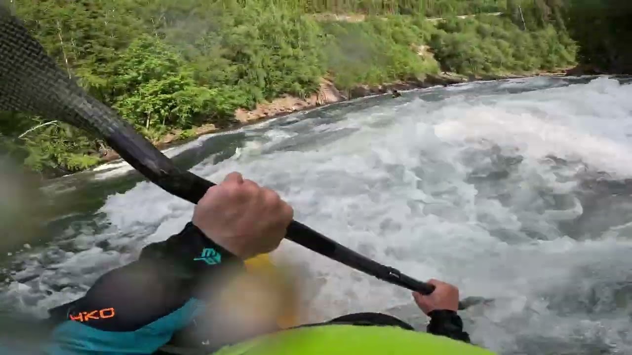 Kayaking the Playrun in Sjoa Norway, june 2023