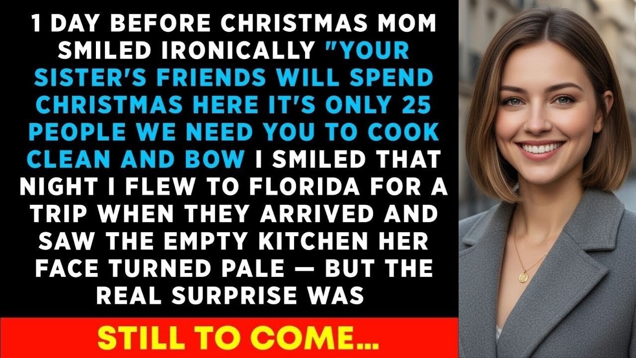 One Day Before Christmas, MOM Smiled 