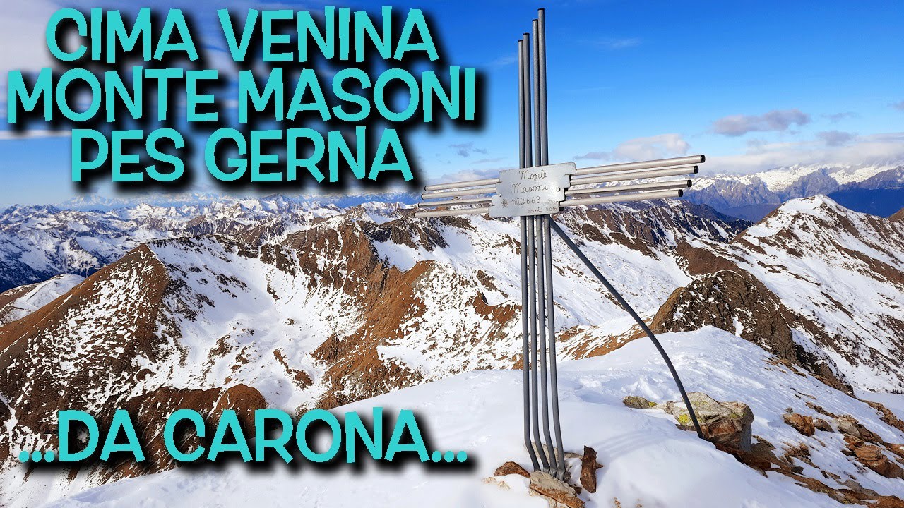 Cima Venina - Monte Masoni - Pes Gerna | Orobie Occidentali | da Carona
