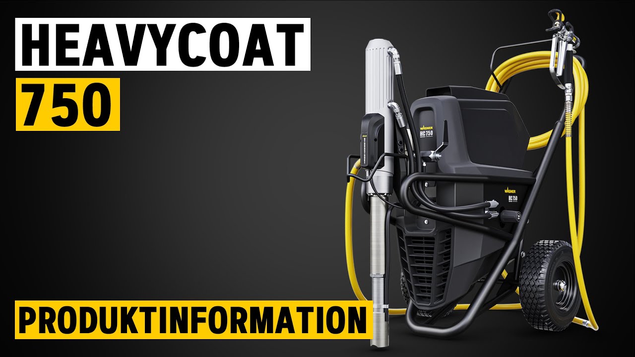HeavyCoat HC 750 - Inbetriebnahme, Anwendung & Reinigung | WAGNER