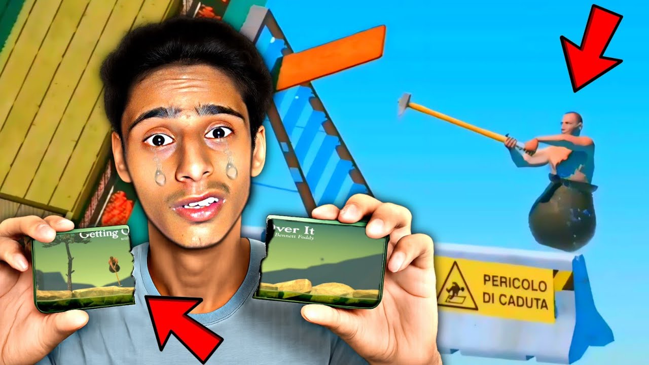 This Game BROKE Me 😭 – Getting Over It Rage Gameplay! [Episode #1]