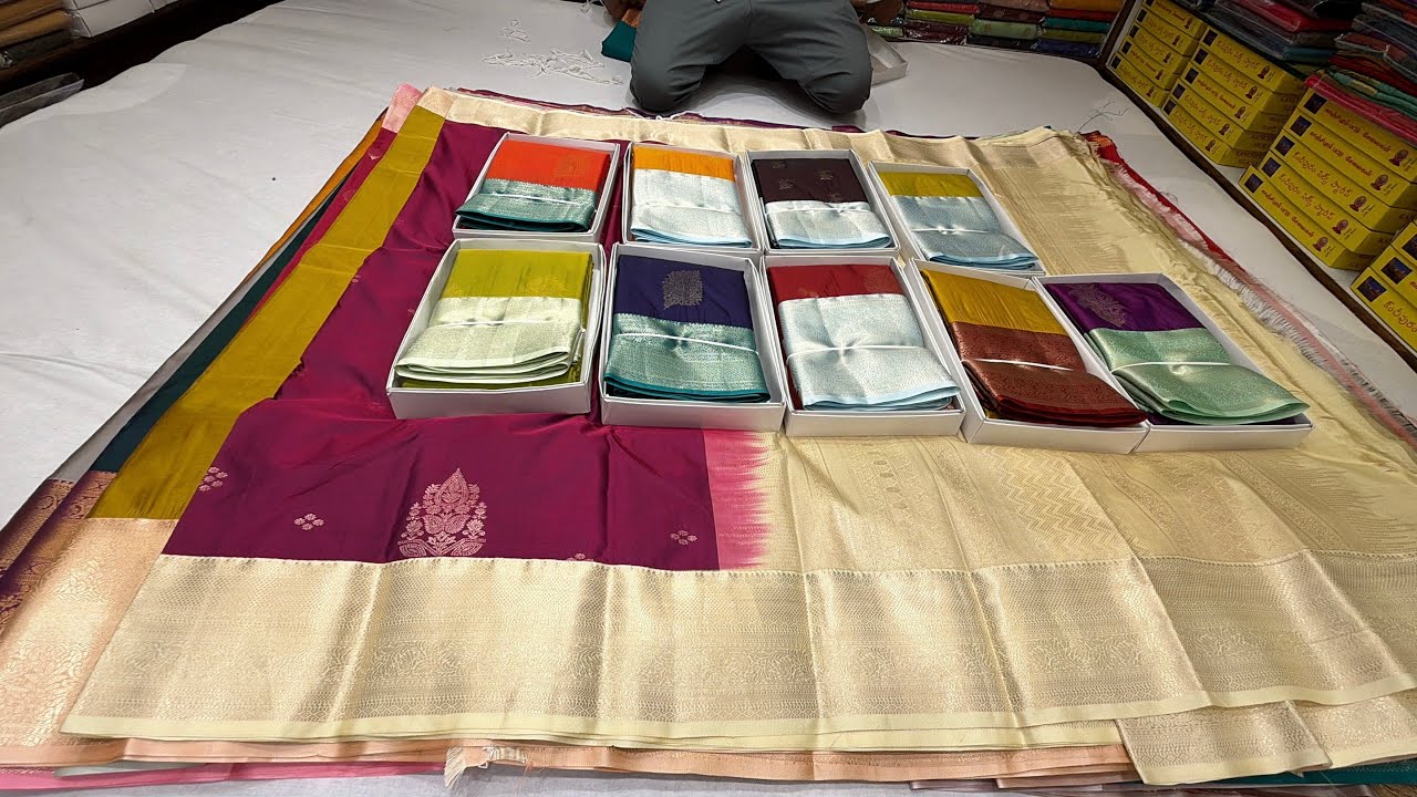 Chickpet Bangalore wholesale Silk sarees||Single saree courier available