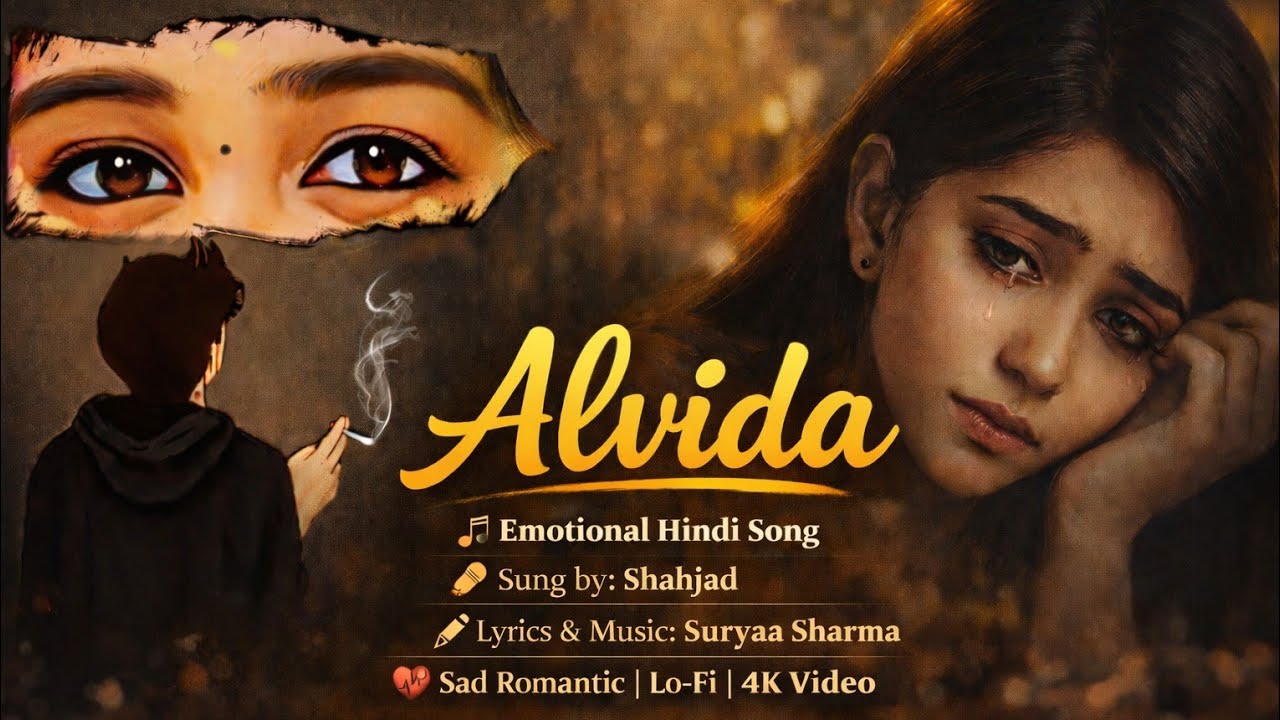 Alvida 💔 | Emotional Hindi Song 2026 | Sad Romantic LoFi Song | Suryaa Sharma | Shahjad